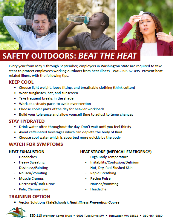Safety Outdoors: Beat the Heat
