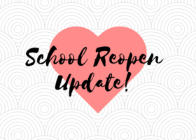 Superintendent Message: School Reopening Update 7/14/2020